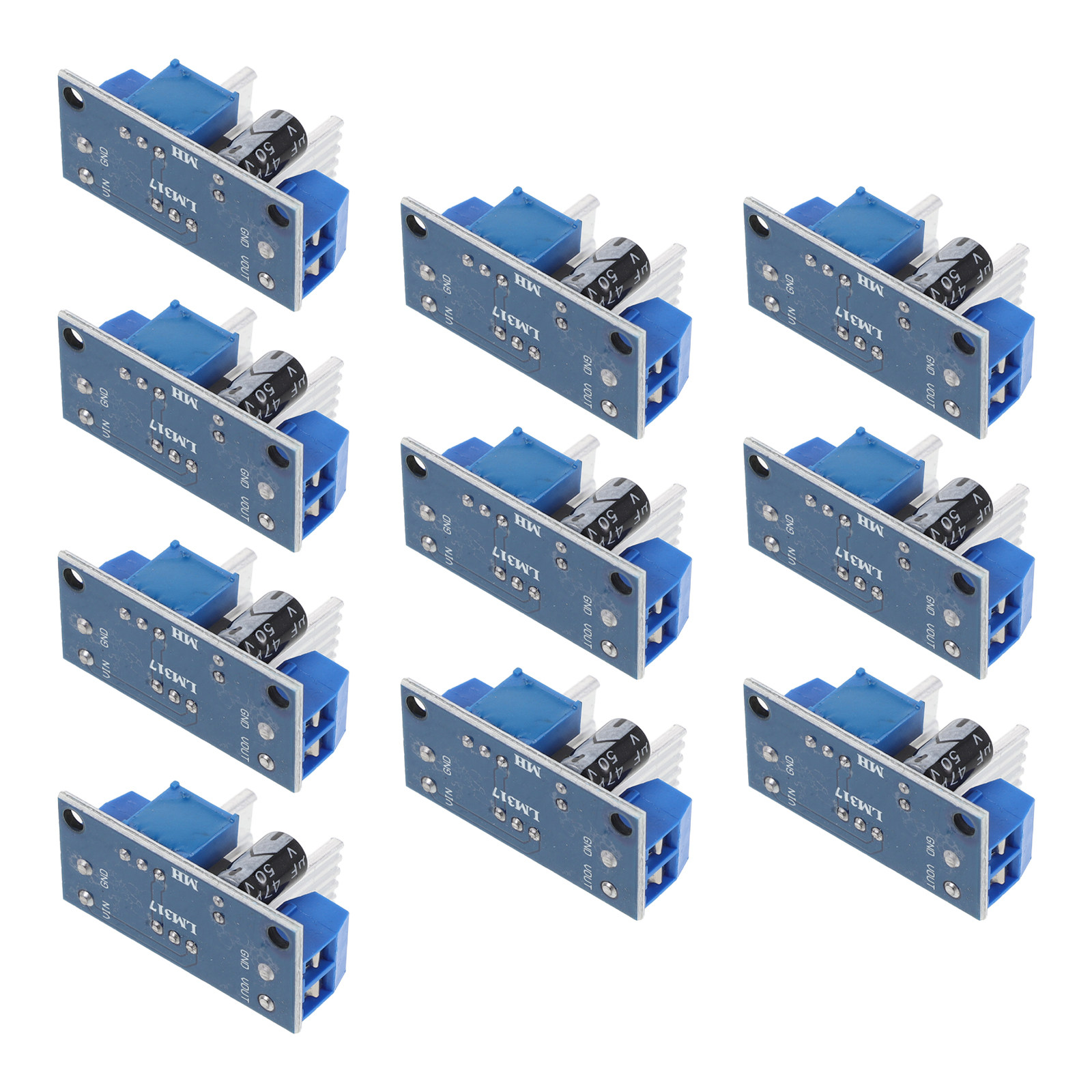 Linear Lab Power Supply Adjustable - 10 unidades de módulo regulador de