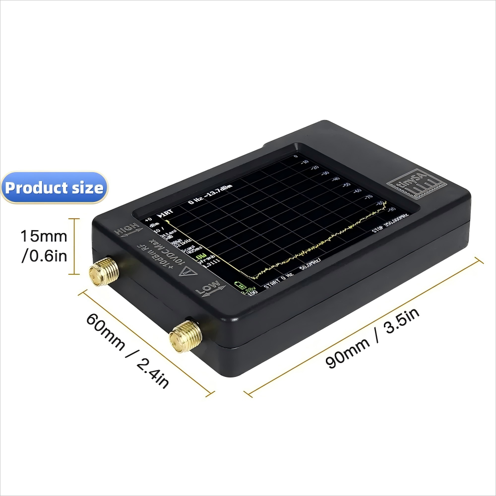 Analizador de espectro TinySA  - Signal Generator Spectrum Analyzer reseña y precio